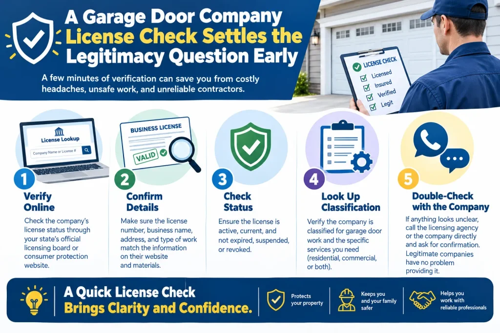 A License Check Settles the Legitimacy Question Early