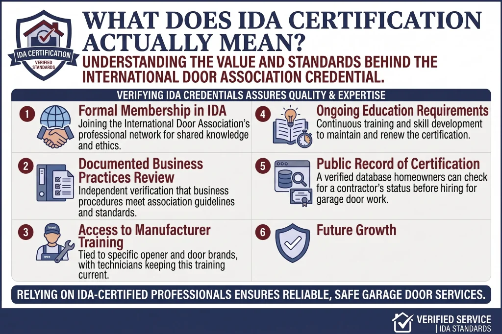 What Does IDA Certification Actually Mean?